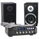 Karaoke-Set LTC STAR4-MKII USB/SD Bluetooth inkl. zwei Mikrofone und Boxen