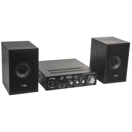 Karaoke-Set LTC STAR2-MKII USB/SD Bluetooth inkl. zwei Mikrofone und Boxen