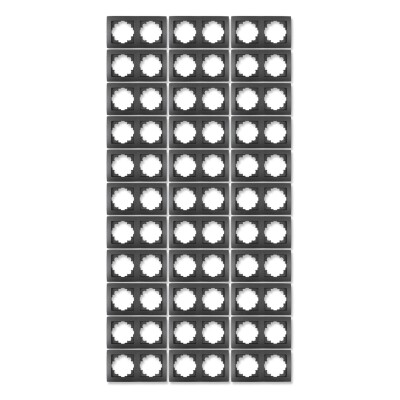 Rahmen McPower Flair 2-fach anthrazit 33er-Pack