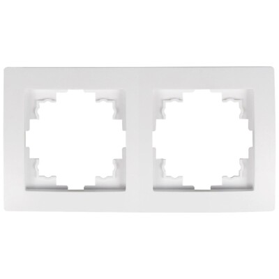 Rahmen McPower Flair 2-fach weiß 33er-Pack