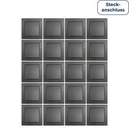Wechselschalter McPower Flair Steckanschluss inkl. Rahmen...