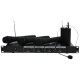 VHF-Funkmikrofon-Set IBIZA VHF4H 4-Kanäle bis zu 60m Reichweite