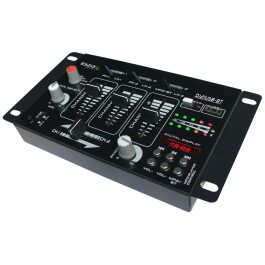 4-Kanal Mischpult IBIZA DJ21USB-BT Bluetooth USB 7...