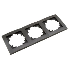 Rahmen McPower Flair 3-fach anthrazit 18er-Pack
