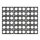 Rahmen McPower Flair 3-fach anthrazit 18er-Pack