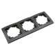 Rahmen McPower Flair 3-fach anthrazit 18er-Pack