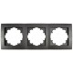 Rahmen McPower Flair 3-fach anthrazit 18er-Pack