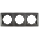 Rahmen McPower Flair 3-fach anthrazit 18er-Pack