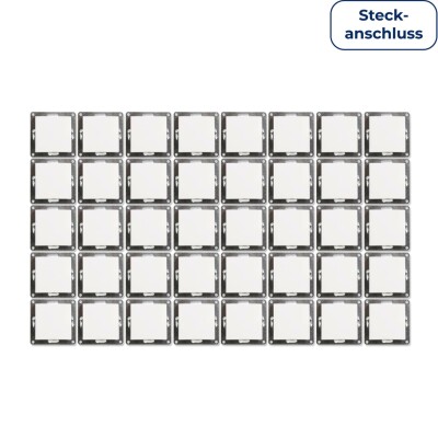Wechselschalter McPower Flair 250V~/10A UP Steckanschluss weiß 40er-Pack