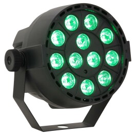 LED-Lichteffekt IBIZA PAR-MINI-RGB3 12x 3W RGB LED Musiksteuerung DMX