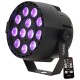 LED-Lichteffekt IBIZA PAR-MINI-RGB3 12x 3W RGB LED Musiksteuerung DMX