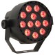 LED-Lichteffekt IBIZA PAR-MINI-RGB3 12x 3W RGB LED Musiksteuerung DMX