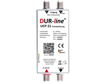 DUR-line UCP 21 Einkabellösung (2 Receiver an 1 Sat Kabel)