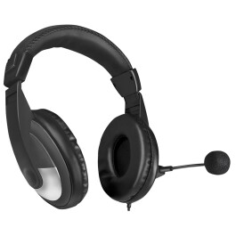 Stereo Headset High Quality USB schwarz