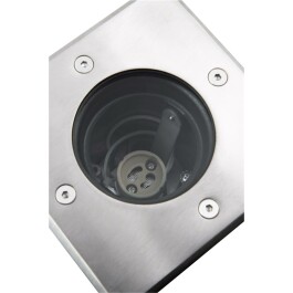 Bodeneinbauleuchte McShine BL-12QS GU10-Fassung 120x120mm schwenkbar