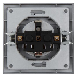 Schutzkontakt-Steckdose McPower Flair 250V~/16A UP IP44 anthrazit,2er-Pack