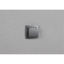 Schutzkontakt-Steckdose McPower Flair 250V~/16A UP IP44 anthrazit,2er-Pack