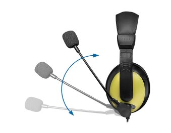 Stereo Headset mit hohem Tragekomfort Klinke