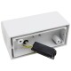 Wandleuchte McShine Oval-W weiß IP44 2x GU10 Aluminium Gehäuse