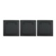 Schutzkontakt-Steckdose McPower Flair 250V~/16A UP IP44 anthrazit,3er-Pack