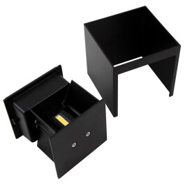 LED-Wandleuchte McShine LW-107 IP54 300lm 6W 3000K warmweiß schwarz
