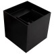 LED-Wandleuchte McShine LW-107 IP54 300lm 6W 3000K warmweiß schwarz