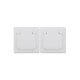 Schutzkontakt-Steckdose McPower Flair 250V~/16A UP IP44 weiß 2er-Pack