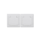 Schutzkontakt-Steckdose McPower Flair 250V~/16A UP IP44 weiß 2er-Pack