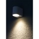 Wandleuchte McShine Oval-W weiß IP44 1x GU10 Aluminium Gehäuse