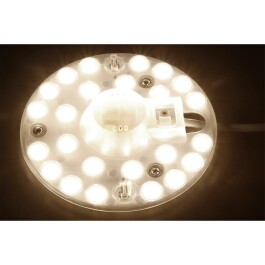 LED-Modul McShine Umrüstsatz mit Magnethalterung Ø12,5cm 12W 1050lm 3000K