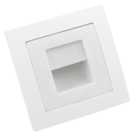 LED-Einbauleuchte McPower Flair 80x80mm 3000K warmweiß 86lm