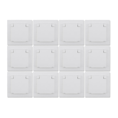 Schutzkontakt-Steckdose McPower Flair 250V~/16A UP IP44 weiß 12er-Pack