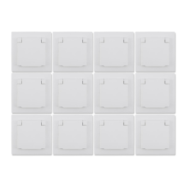 Schutzkontakt-Steckdose McPower Flair 250V~/16A UP IP44 weiß 12er-Pack