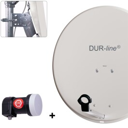 DUR-line MDA 60 G + +Ultra Single LNB 1 TN LNB Set