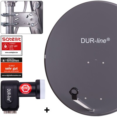 DUR-line MDA 90 A + +Ultra Quad LNB 4 TN LNB Set