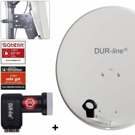 DUR-line MDA 60 G + +Ultra Quad LNB 4 TN LNB Set