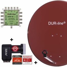 DUR-line MDA 90 R 1S/8T Eco 8 TN Multischalter Set