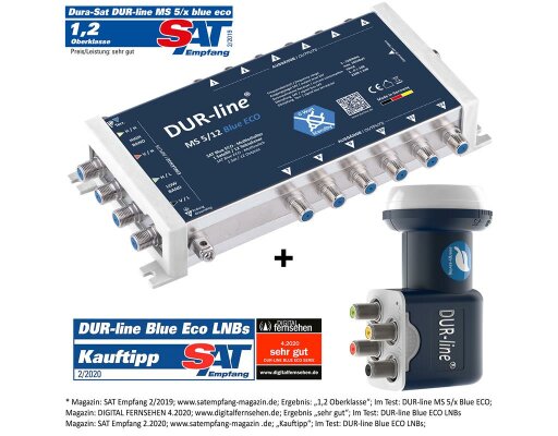DUR-line MS-S 5/12 Blue ECO Multischalter Set