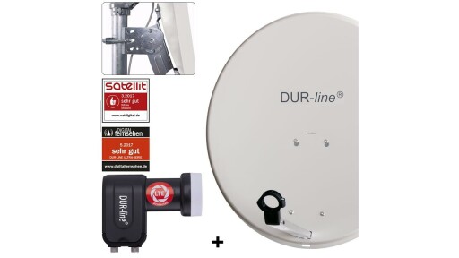 DUR-line MDA 60 G + +Ultra Twin LNB 2 TN LNB Set