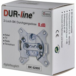 DUR-line DBK 62800 BK-Stichleitungsdose
