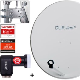 DUR-line MDA 90 G + +Ultra Quad LNB 4 TN LNB Set