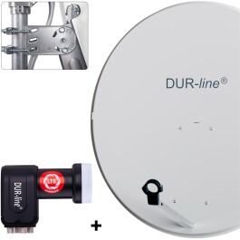 DUR-line MDA 90 G + +Ultra Quad LNB 4 TN LNB Set