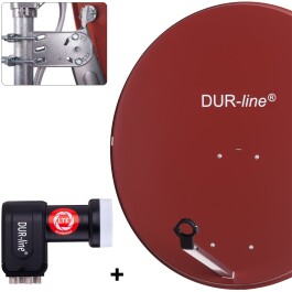 DUR-line MDA 90 R + +Ultra Quad LNB 4 TN LNB Set