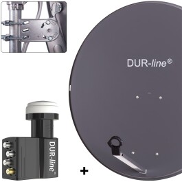 DUR-line MDA 90 A + UK 104 LNB Einkabel Set