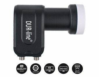 DUR-line +Ultra Twin LNB für bis zu 2 Teilnehmer...