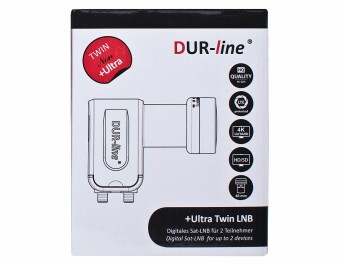 DUR-line +Ultra Twin LNB für bis zu 2 Teilnehmer schwarz (B-Ware)