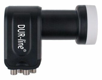 DUR-line +Ultra Quattro LNB für Multischalter-Betrieb schwarz (B-Ware)