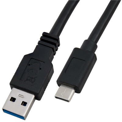 USB 3.2 Kabel USB-C Stecker auf USB-A Stecker 1m