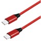 USB 3.2 Kabel USB-C Stecker auf USB-C Stecker 1m rot