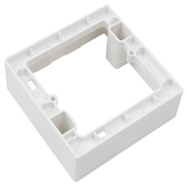 Aufputz-Rahmen McPower Flair 80x80x35mm mit Montagebohrung